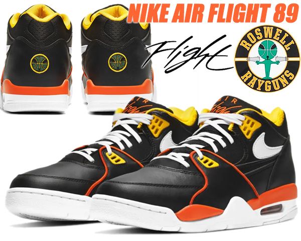 楽天市場】NIKE AIR FLIGHT 89 RAYGUNS black/white-orange flash