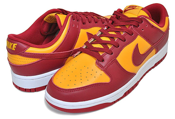 楽天市場】NIKE DUNK LOW RETRO midas gold/tough red-white dd1391 