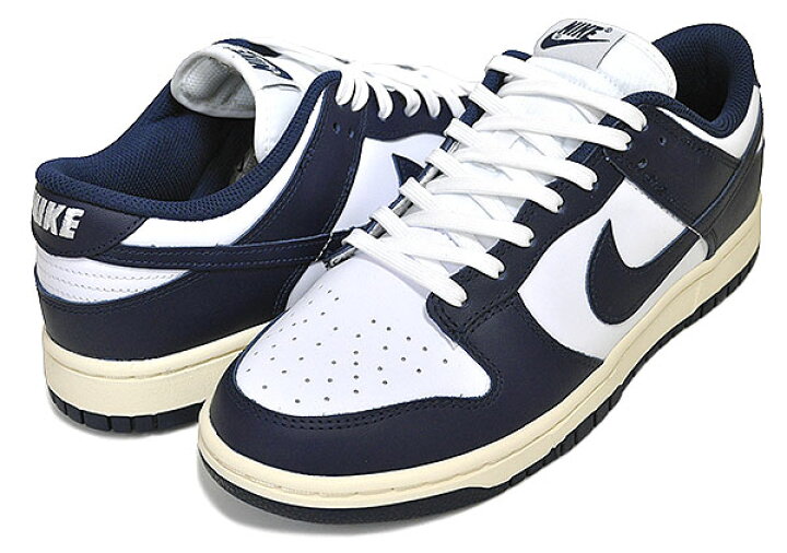 楽天市場】NIKE WMNS DUNK LOW white/midnight navy dd1503-115  