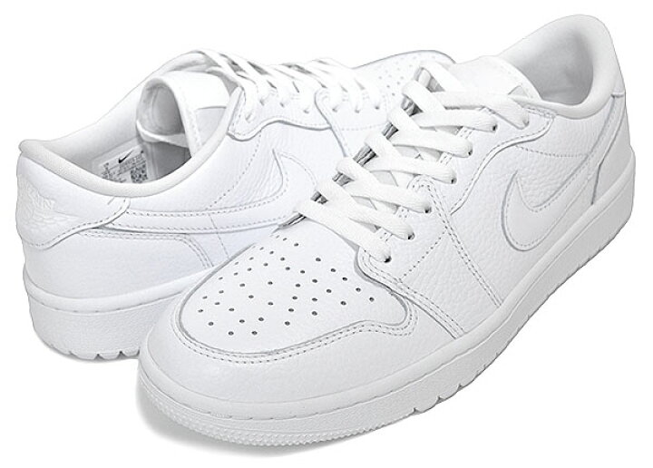 楽天市場】NIKE AIR JORDAN 1 LOW GOLF TRIPLE WHITE white/wht dd9315  