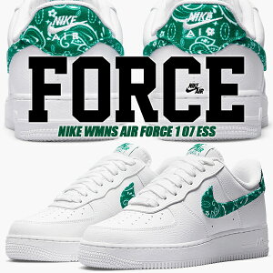 NIKE WMNS AIR FORCE 1 07 ESS white/makachite-white-wht dh4406-102 iCL EBY GAtH[X 1 07 GbZV Xj[J[ AF1 zCg yCY[ O[