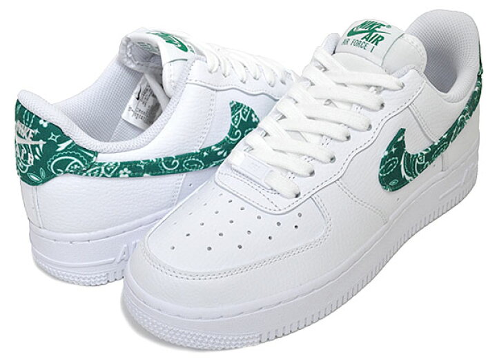 楽天市場】NIKE WMNS AIR FORCE 1 07 ESS white/makachite-white-wht  