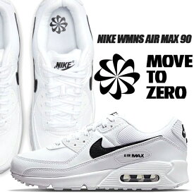 NIKE WMNS AIR MAX 90 white/black-wht dh8010-101 ナイキ ウィメンズ エアマックス 90 レディース スニーカー AM90 ホワイト ブラック MOVE TO ZERO