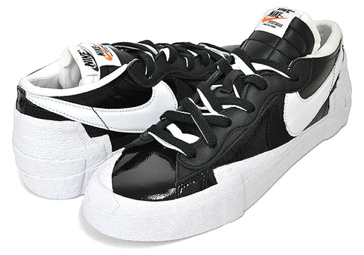 楽天市場】NIKE BLAZER LOW / SACAI black/white-wht dm6443-001 