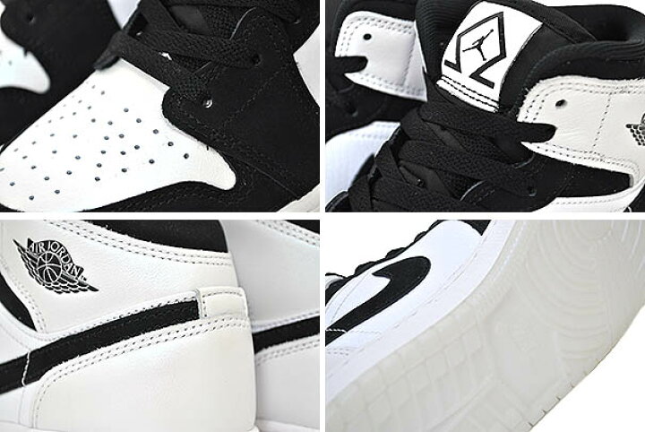 楽天市場】NIKE AIR JORDAN 1 MID SE (GS) DIAMOND SHORTS white/black  