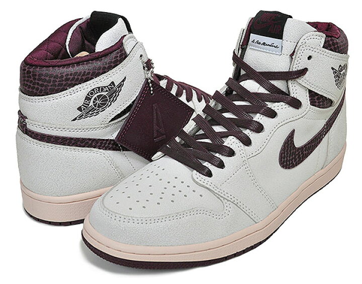 楽天市場】NIKE AIR JORDAN 1 HI OG SP A Ma Maniere sail/burgundy 