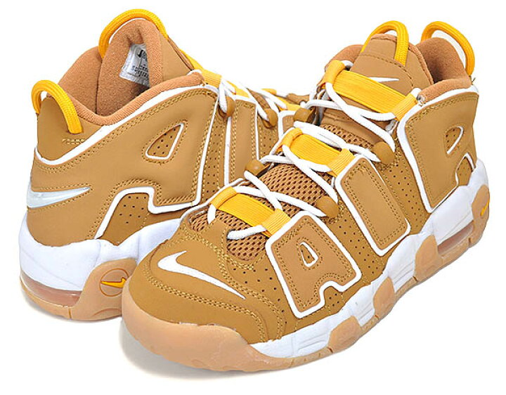 楽天市場】NIKE AIR MORE UPTEMPO (GS) wheat/white-pollen dq4713-700  
