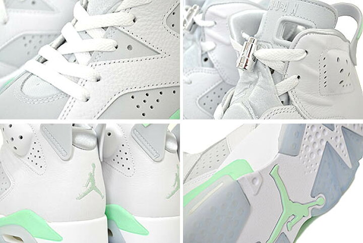 楽天市場】NIKE WMNS AIR JORDAN 6 RETRO white/pure platinum-mint 