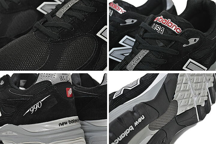 楽天市場】NEW BALANCE M990BS3 MADE IN U.S.A. width D BLACK 