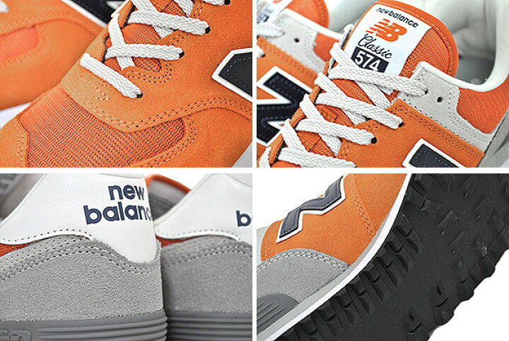 楽天市場】NEW BALANCE ML574HJ2 width D ORANGE/NAVY ニューバランス 