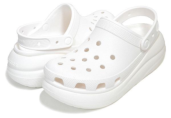 楽天市場】crocs CLASSIC CRUSH CLOG WHITE/BLANC 207521-100