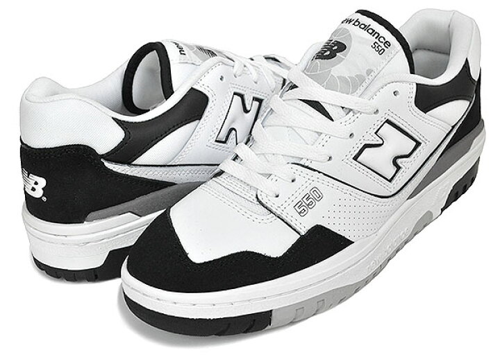 楽天市場】NEW BALANCE BB550NCA width D WHITE/BLACK ニューバランス  