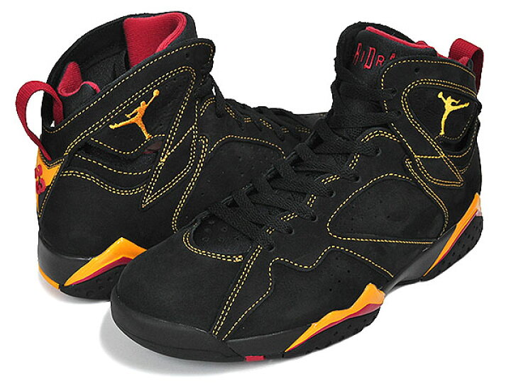 楽天市場】NIKE AIR JORDAN 7 RETRO black/citrus-varsity red cu9307 