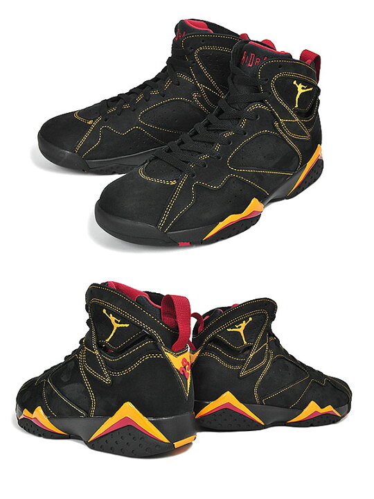 楽天市場】NIKE AIR JORDAN 7 RETRO black/citrus-varsity red cu9307 