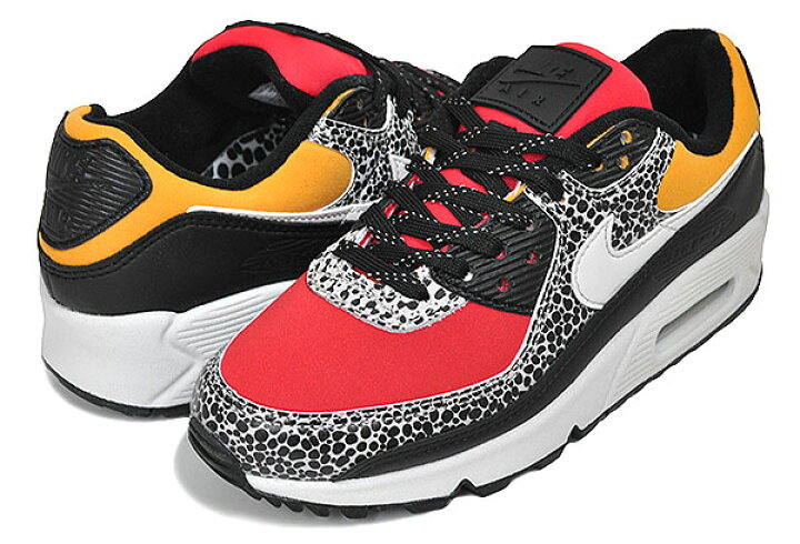 楽天市場】NIKE WMNS AIR MAX 90 SE SAFARI black/phantom-chile red 