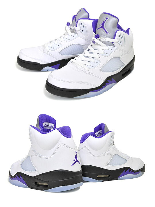 すーパーSALENike ないき えあジョーダン5 ダーくこンこるド ないき DD0587-141 めンズ すにーかー らンにングしューズ 21SN-DD0587-141 DD0587-141 Nike Air Jordan 5 Retro Dark Concord White Black