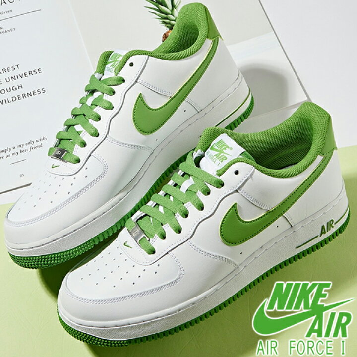 楽天市場】NIKE AIR FORCE 1 07 white/chlorophyll dh7561-105 ナイキ 