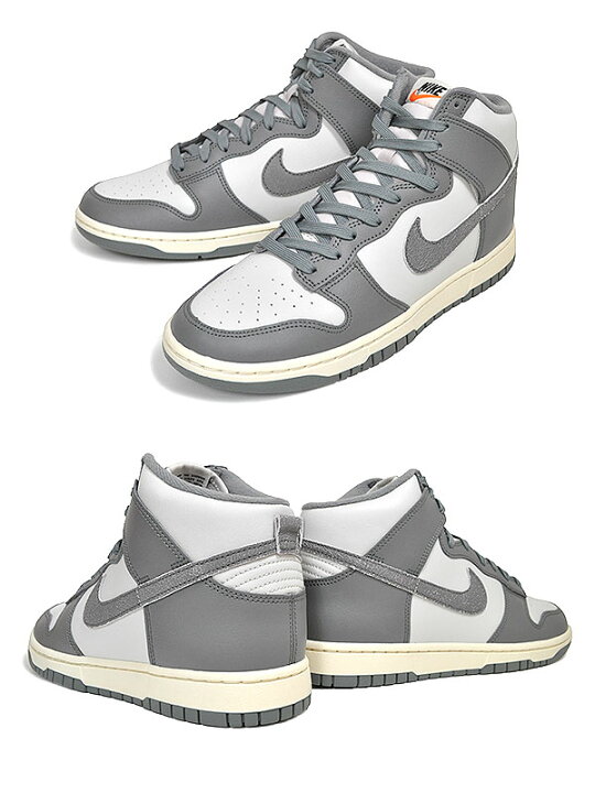 楽天市場】NIKE DUNK HI RETRO SE VINTAGE light bone/tumbled grey  
