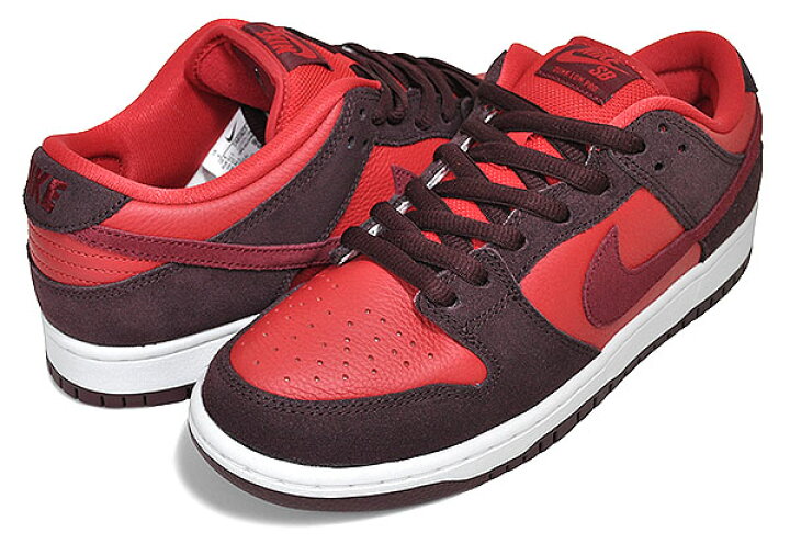 楽天市場】NIKE SB DUNK LOW PRO FRUITY PACK burgundy crush/team red 