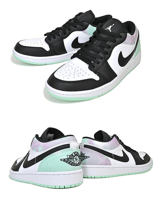 楽天市場】NIKE AIR JORDAN 1 LOW SE PASTEL TIE-DYE white/mint foam 