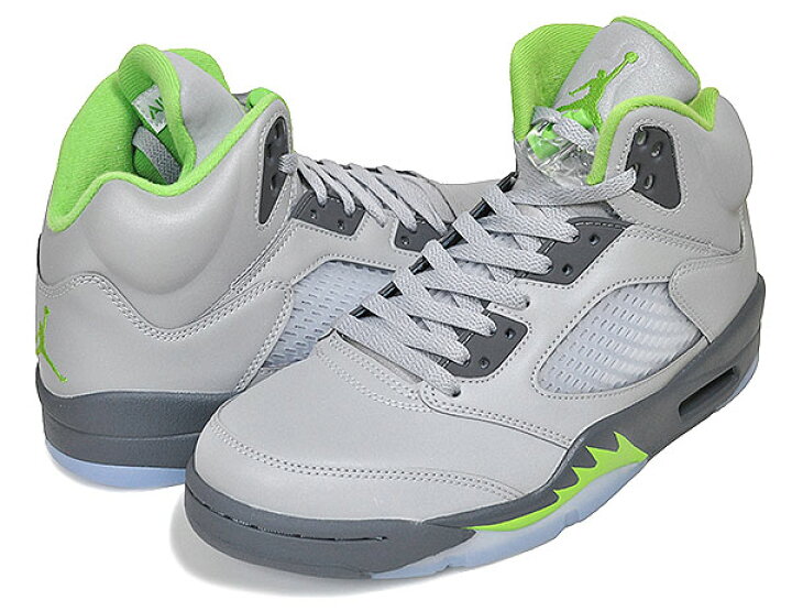 楽天市場】NIKE AIR JORDAN 5 RETRO REFLECTIVE silver/green bean 