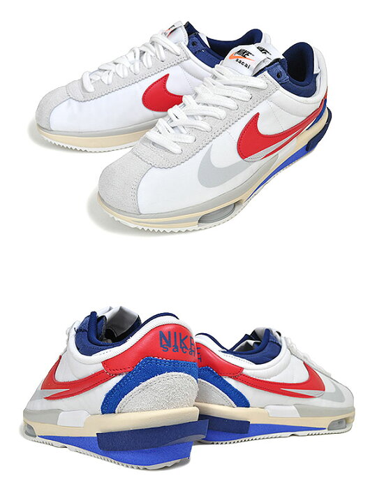 楽天市場】NIKE ZOOM CORTEZ SP / SACAI white/university red dq0581  