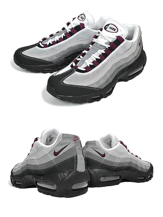 楽天市場】NIKE AIR MAX 95 black/dark beetroot-pearl grey dq9001 