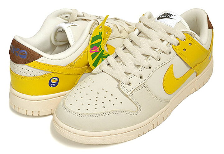 楽天市場】NIKE WMNS DUNK LOW LX BANANA coconut milk/vivid sulfur 