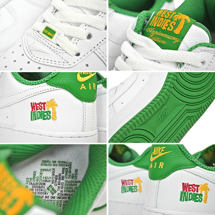 楽天市場】NIKE AIR FORCE 1 LOW RETRO QS WEST INDIES white/white 