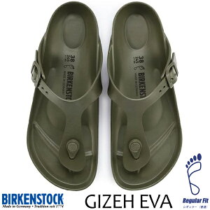 BIRKENSTOCK GIZEH EVA (REGULAR FIT) KHAKI 1019143 rPVgbN M[ EVA M[tBbg T_ J[L y EHbVuT_ gO