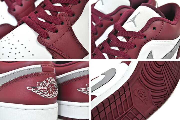 楽天市場】NIKE AIR JORDAN 1 LOW BORDEAUX cherrywood red/cement