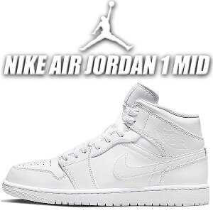 NIKE AIR JORDAN 1 MID white/white-white 554724-136 iCL GAW[_ 1 ~bh Xj[J[ gvzCg  AJ1