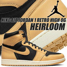 NIKE AIR JORDAN 1 RETRO HIGH OG HEIRLOOM vachetta tan/black-sail 555088-202 ナイキ エアジョーダン 1 レトロ ハイ オージー スニーカー AJ1 エアルーム バケッタ タン ブラック セイル