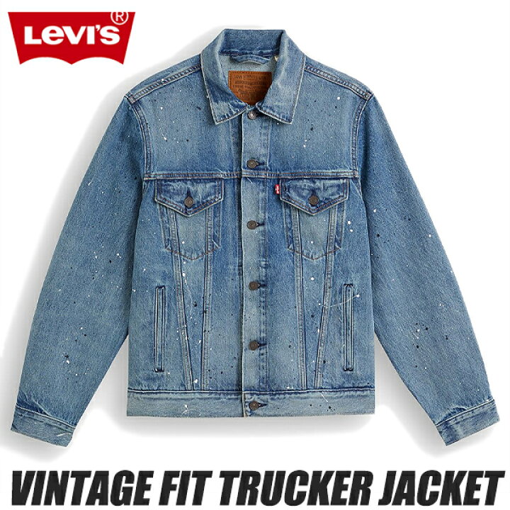 楽天市場】LEVIS VINTAGE FIT TRUCKER JACKET BLUE 773800058  