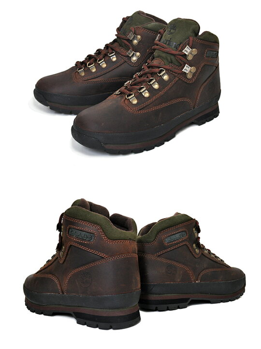 楽天市場】Timberland EURO HIKER MID MD BROWN FULL GRAIN 95100 