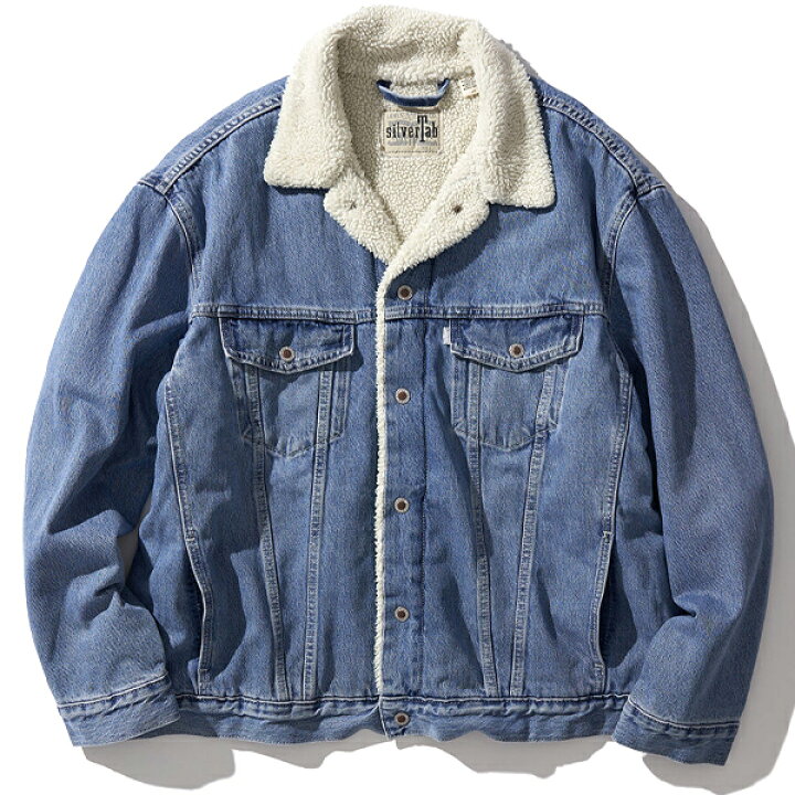 楽天市場】LEVIS SILVERTAB SHERPA TRUCKER JACKET INDIGO STONEWASH 