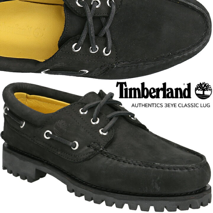 楽天市場】Timberland AUTHENTICS 3EYE CLASSIC LUG BLACK NUBUCK TB 