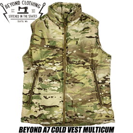 BEYOND A7 COLD VEST MULTICUM A7-PL5V-C10-A7 CLIMASHIELD APEX MILITALY ビヨンド クロージング A7 コールド ベスト ミリタリー アウター メンズ DWR 耐久性撥水 ミルスペック MADE IN USA
