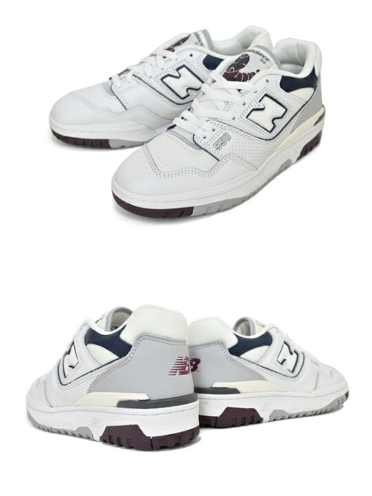 楽天市場】NEW BALANCE BB550PWB WHITE/NAVY width D ニューバランス  