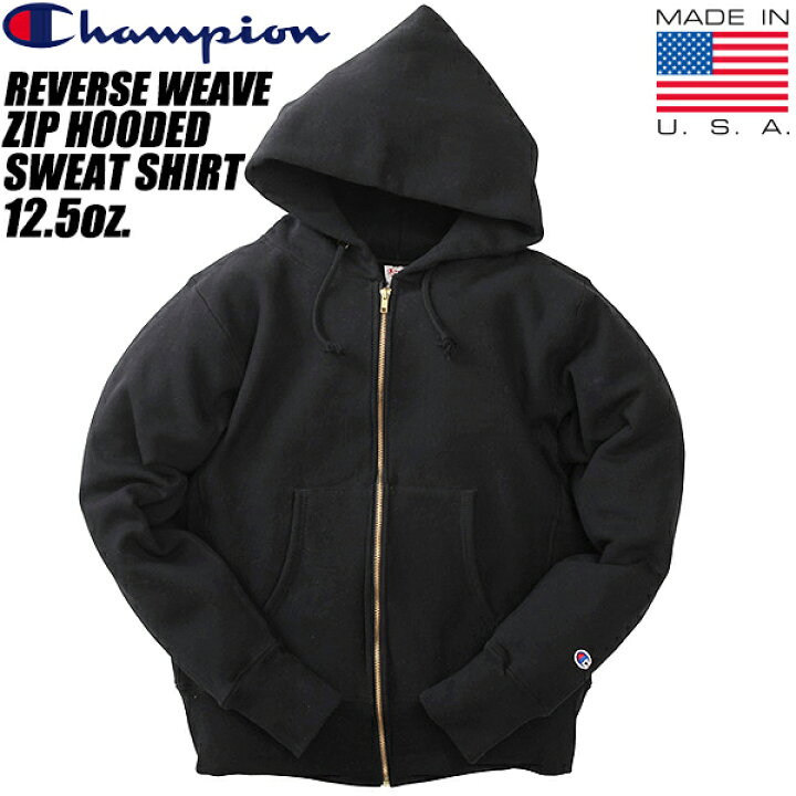 楽天市場】Champion REVERSE WEAVE ZIP HOODED SWEAT SHIRT MADE IN  