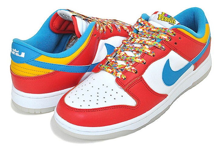楽天市場】NIKE DUNK LOW QS LEBRON JAMES Fruity Pebbles habanero 