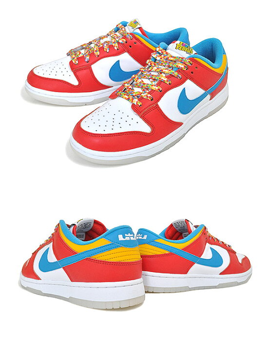 楽天市場】NIKE DUNK LOW QS LEBRON JAMES Fruity Pebbles habanero 