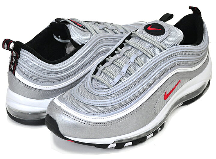 楽天市場】NIKE AIR MAX 97 OG metallic silver/university red dm0028 
