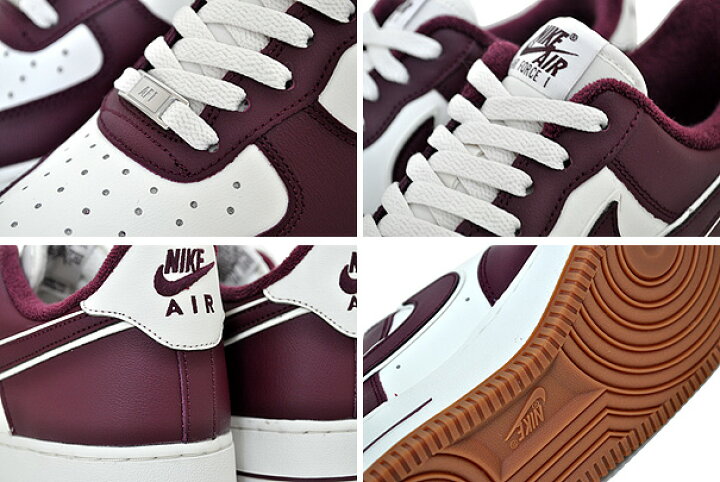 楽天市場】NIKE AIR FORCE 1 07 LV8 sail/night maroon dq7659-102