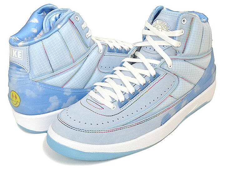 楽天市場】NIKE AIR JORDAN 2 RETRO SP J Balvin celestine blue/white 