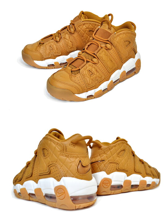楽天市場】NIKE WMNS AIR MORE UPTEMPO wheat/wheat-orange quartz  