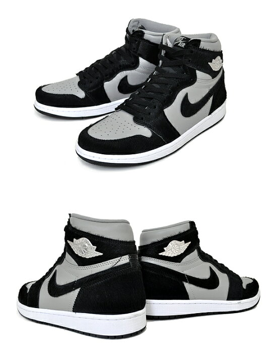 楽天市場】NIKE WMNS AIR JORDAN 1 RETRO HI OG medium grey/black 