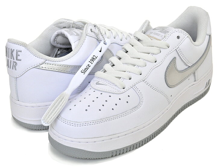楽天市場】NIKE AIR FORCE 1 LOW RETRO white/metallic silver dz6755 