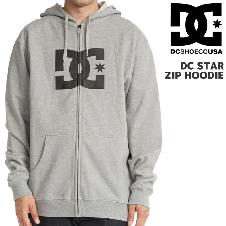 楽天市場】DC SHOES DC STAR ZIP HOOD JP GREY dzp224040-knfh 