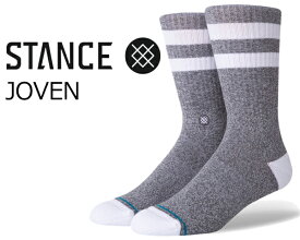 STANCE JOVEN GREY m556c17jov-gry スタンスソックス ジョベン 靴下 クルーソックス グレー ホワイト